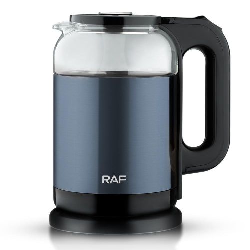 RAF 2 Litre Electric Glass Kettle Cordless with Blue LED Light, Borosilicate Glass, Auto Shut-Off and Boil-Dry Protection- Multicolor