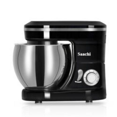 Saachi 5L Blender Dough Hand Stand Mixer Food Processor, Silver .