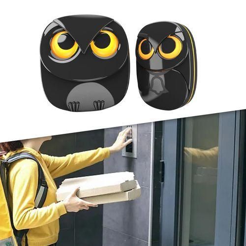 Wireless Driveway Security Alarm Stable Owl Shape For