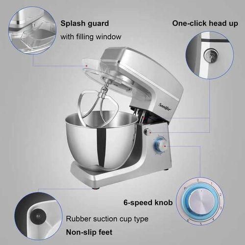 Sonifer 8L Electric Food Beater Egg Whisk Dough Hook Stand MIXER- Multi-colour.