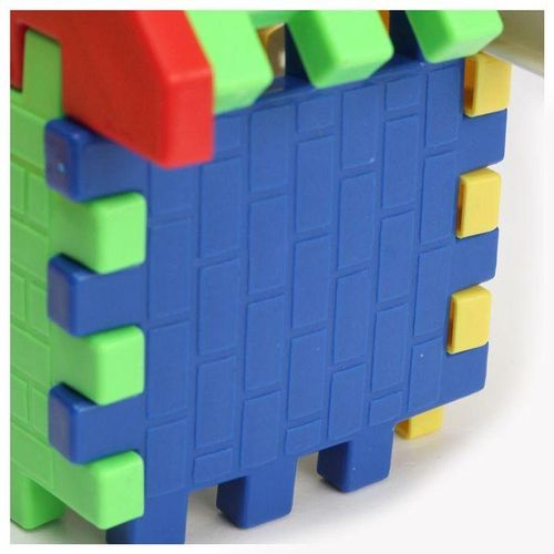 24PCS Children Puzzle plastic letter Building blocks house t