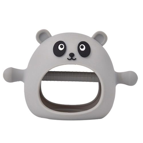 Baby Teether Soft Massaging Toothbrush & Teeth Grinding Gloves Silicone Chew Toy NO5146