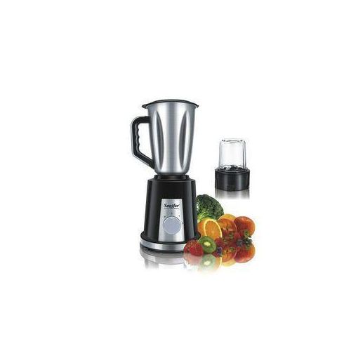 Sonifer 2 In 1 Blender Grinder With Unbreakable Jars, 1.4Litre, Black