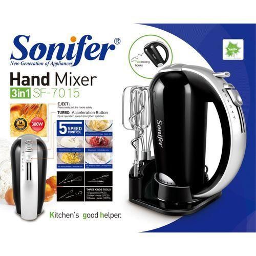 Sonifer 3 In1 Hand Mixer - Black