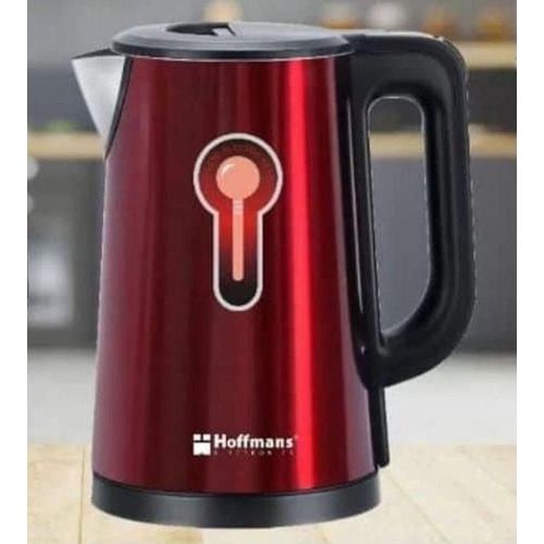 Hoffmans 2.5Ltrs Electric Tea Kettle For Boiling Water Stainless Steel Double Wall Hot Water Boiler with Automatic Shut Off & Boil-Dry Protection - Multicolor