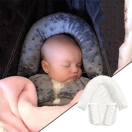Baby Support Pillow Cushion Liner Seat Belt Sleep Support Baby White