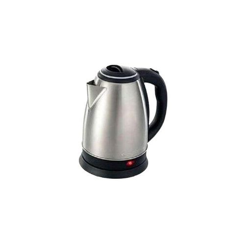 Electric Kettle 2L ,Flat Iron, & 6 Way Extension Cable - Silver, White