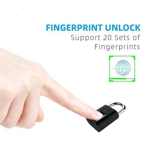 Fingerprint Padlock Lock Smart  For Locker Gym