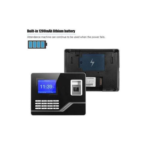 Fingerprint Password Attendance Machine Time Clock Recorder