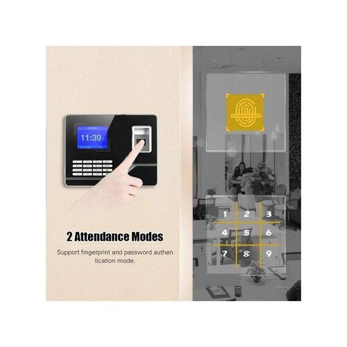 Fingerprint Password Attendance Machine Time Clock Recorder