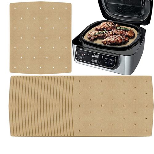 50PCS Fruit Air Fryer Paper Disposable Food Paper Liner Oil-