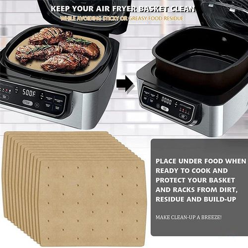 50PCS Fruit Air Fryer Paper Disposable Food Paper Liner Oil-