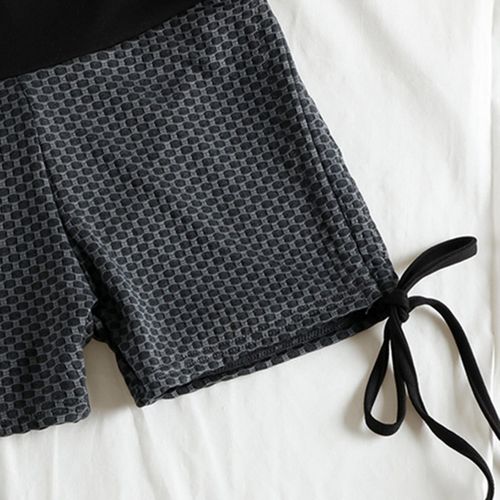 Women Compression Shorts Yoga Gym Fitness Butt Lifting Fitness L Black