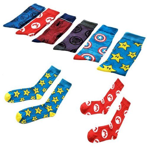 Socks Kids Bros Super Mario Cartoon Anime Yoshi Odyssey