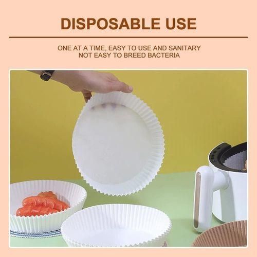 50Pcs Air Fryer Disposable Parchment Paper Sheets,NonStick Air Fryer Liners,for Air Fryer Baking Roasting Accessories