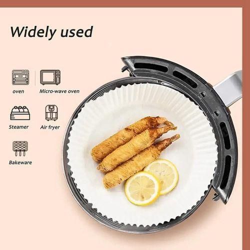 50Pcs Air Fryer Disposable Parchment Paper Sheets,NonStick Air Fryer Liners,for Air Fryer Baking Roasting Accessories