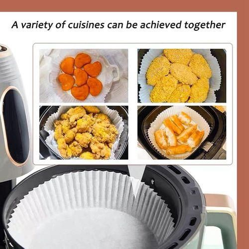 50Pcs Air Fryer Disposable Parchment Paper Sheets,NonStick Air Fryer Liners,for Air Fryer Baking Roasting Accessories