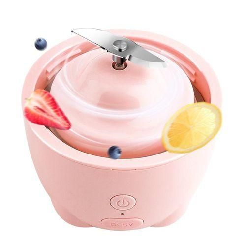 Portable Electrical Juicer Household Juicer Cup Blender Fruits USB Charging Mini Smoothie Blender Outgoing Juicer White
