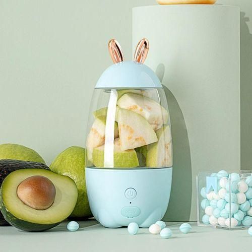 Portable Electrical Juicer Household Juicer Cup Blender Fruits USB Charging Mini Smoothie Blender Outgoing Juicer White