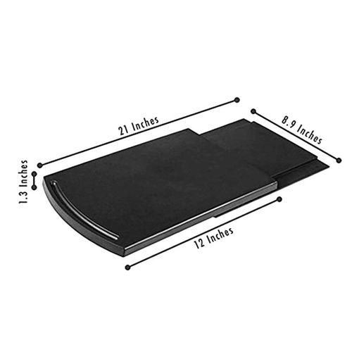 Kitchen Sink Sliding Coffee Tray Mat, UnderCabinet Equipment Coffee Machine Toaster Countertop Storage Moving SliderBase Sliding Rack with Smooth Rolling Wheels