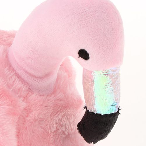 Flamingo Soft Plush Warm Slippers Home Indoor Shoes Pink Full Slippers