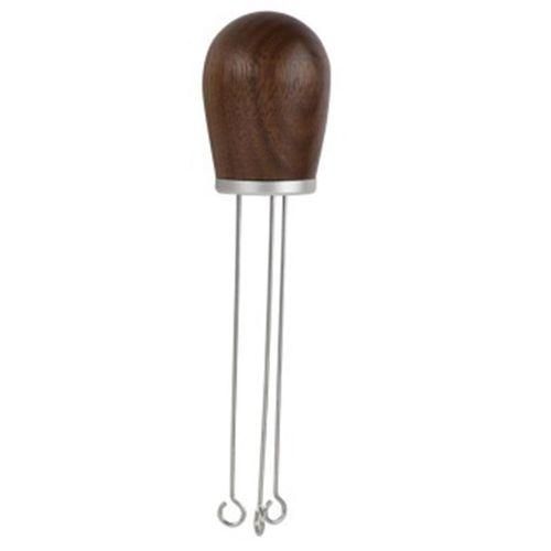 Solid Wood Handle Stainless Steel Artifact Coffee Pin