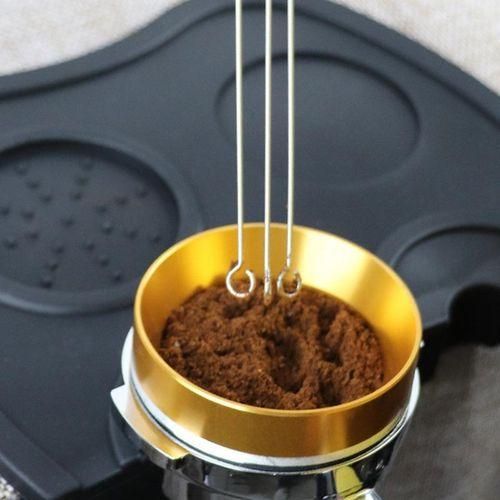 Solid Wood Handle Stainless Steel Artifact Coffee Pin