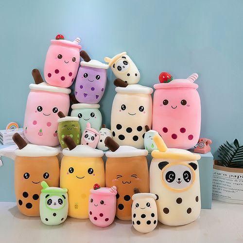 Wholesale Simulation Milk Tea Cup Pillow Cushion Doll