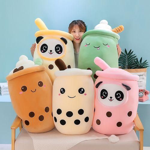 Wholesale Simulation Milk Tea Cup Pillow Cushion Doll