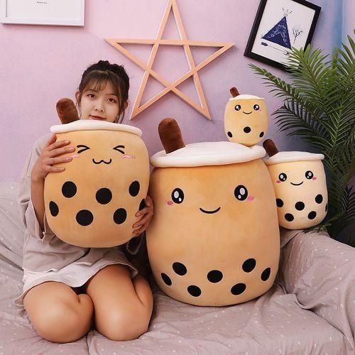 Wholesale Simulation Milk Tea Cup Pillow Cushion Doll