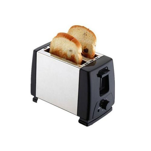 Hoffmans Slice Electric Bread Toaster - Silver, Black