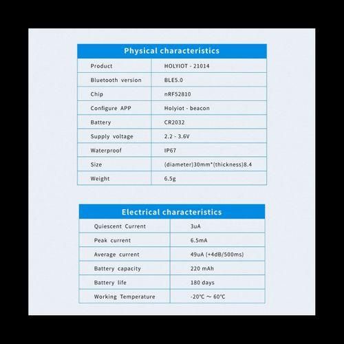 1Pcs NRF52810 Beacon Tag with Accelerometer r,Green