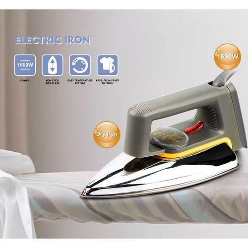 RAF R.1108 Non Stick Electric Flat Iron - Silver & Grey