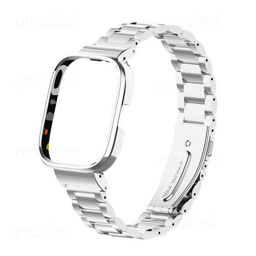 Stainless Steel Strap Metal Protective Case For Redmi Watch 3 Active Braceletcover For Redmi Watch 2 Lite Wristband