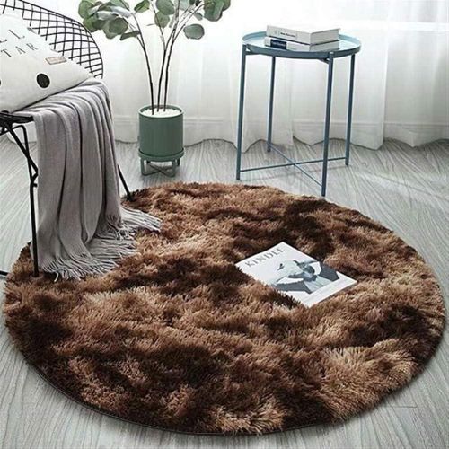 Round Fluffy Rugs