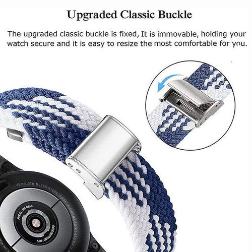 Nylon Braid Strap For Galaxy Watch 6 Classic 43mm 47mm 40mm 44mm Watch4 5 Pro 45mm Wristband Bracelet Quick Fit