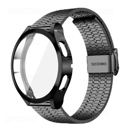 Pulsera De Metal Para Galaxy Watch 5/4 Brazalete Clásico De 40mm 44mm 46mm 42mm Funda Protectora Para Galaxy Active 2