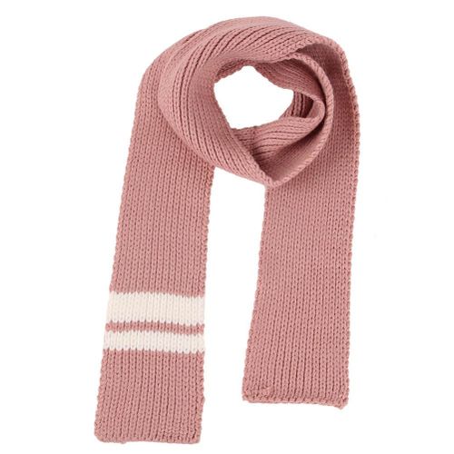 Boys Girls Striped Knitted Scarf Warm Fashionable Scarf for Spring Autumn Winter New,Pink NO5114