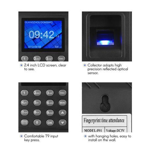 Biometric Fingerprint Password Attendance Machine