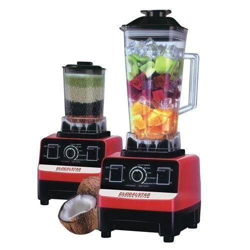 Global Star Global Str Juice Blender 2 Litres 2 in 1 GS-1589 - Red&Black