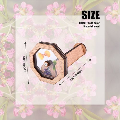 DIY Kaleidoscope Kit Children Classic Toy Wooden Kaleidoscop
