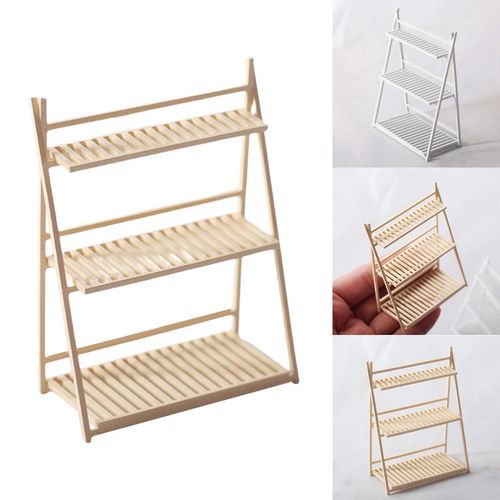 1:12 good Flower Stand Display Rack Furniture Miniatur