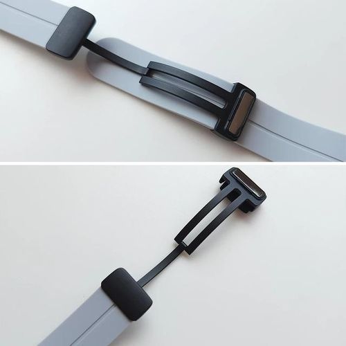 Quickfit 22mm 26mm Silicone Magnetic Folding Buckle Strap For Garmin Enduro 2 Epix Gen2 Fenix 7 7x 6x Pro 5plus Watchband