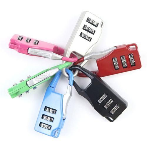 3 Digit Metal Password Combination Lock SuitcaseSilver