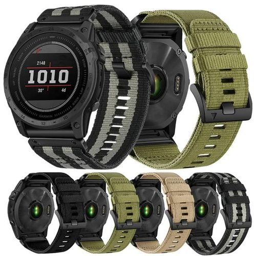 Sport Nylon Loop Straps For Garmin Fenix 7 7x Pro 6x 6 5x 5 Epix Gen 2 Bracelet Band Quickfit 22 26mm Belt Watchband Accessories