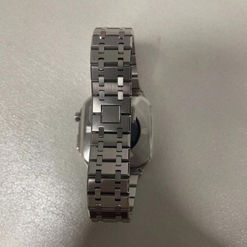 Luxury Casestrap For Watchband Series8 7 45mm Stainless Steel Bracelet Correa Wristband For Iwatch 6 Se 5 3 44mm 42 41mm