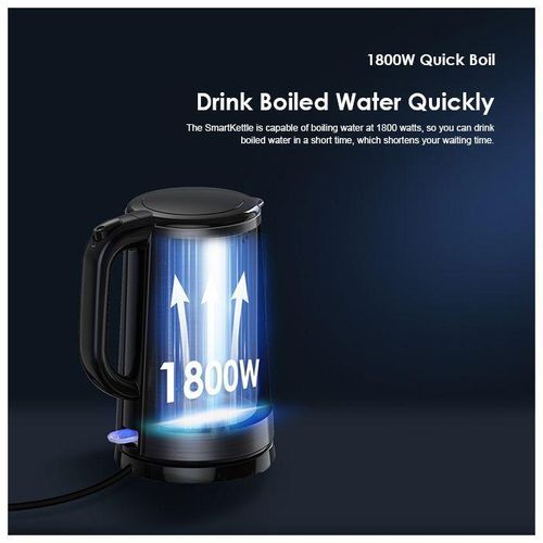 Oraimo Smart Kettle 1.7L 1800W Stainless Steel, Double-wall Design, Precise Temperature Control Electric Kettle - Pacolator