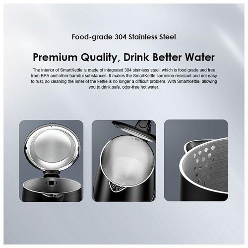 Oraimo Smart Kettle 1.7L 1800W Stainless Steel, Double-wall Design, Precise Temperature Control Electric Kettle - Pacolator