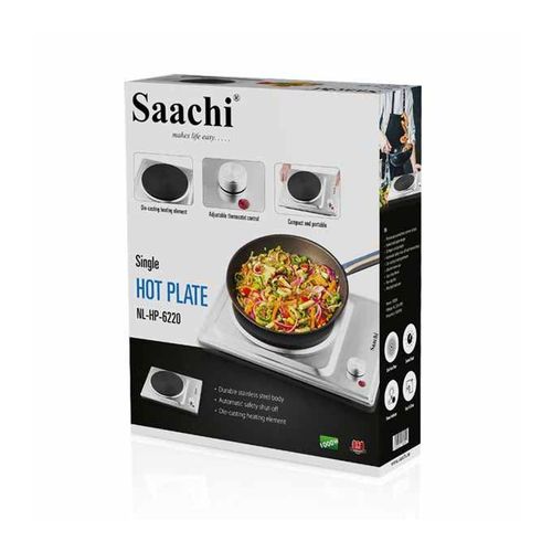 Saachi Single Hot Plate NL-HP-6220 - Silver