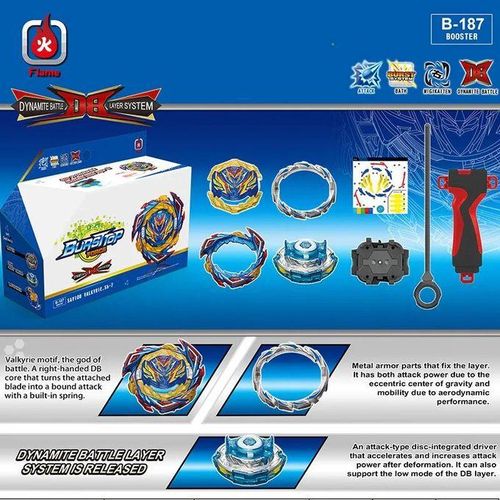 Rubber Dynamite Battle Bey Set B-187 Savior Valkyrie